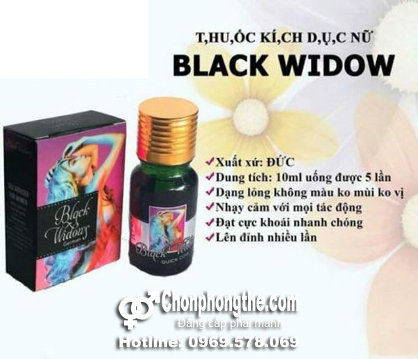 Thuốc kích dục nữ Black Widows giá rẻ