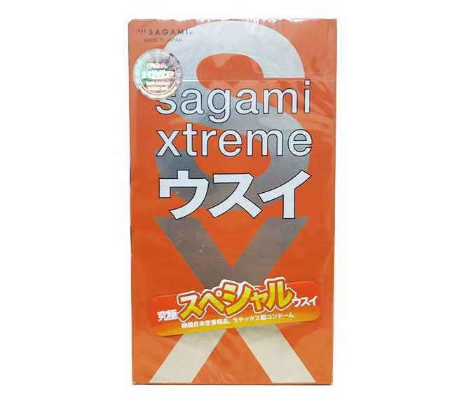 Bao cao su Sagami Xtreme siêu mỏng