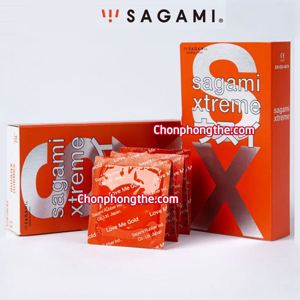 Bao cao su Sagami Xtreme hộp 10 cái