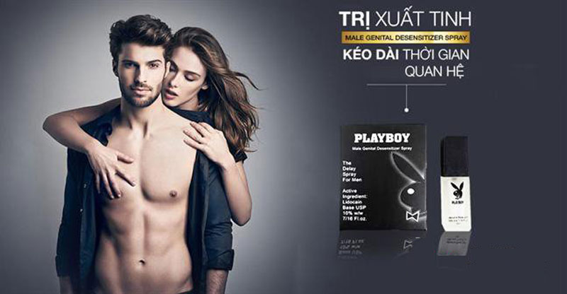 Công dụng của chai xịt kéo dài thời gian quan hệ Playboy