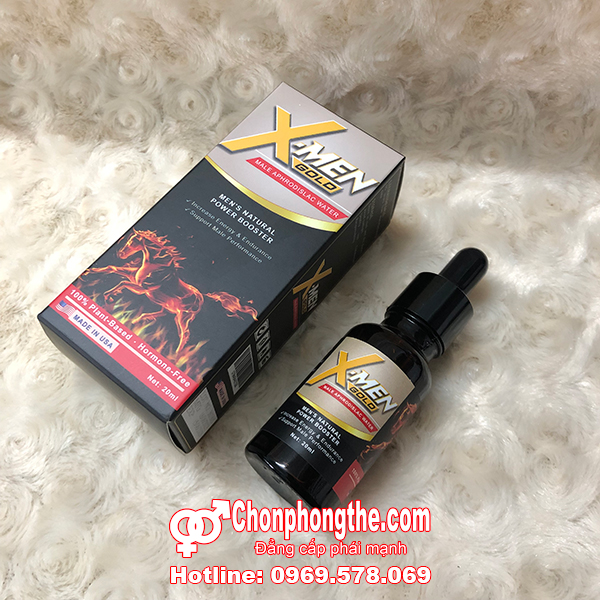 Thuốc kích dục nam X-Men Gold dạng nước cực mạnh