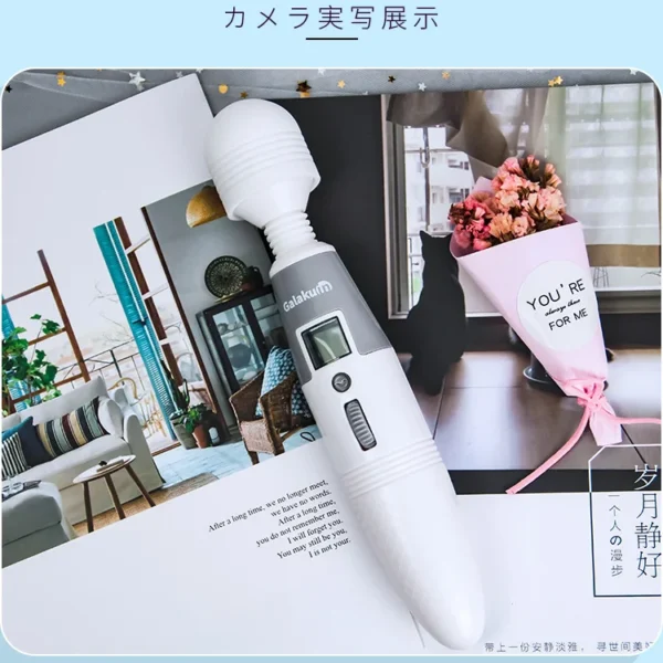 Chày rung Galaku 8 chế độ rung màn hình hiển thị LCD chay rung galaku 5