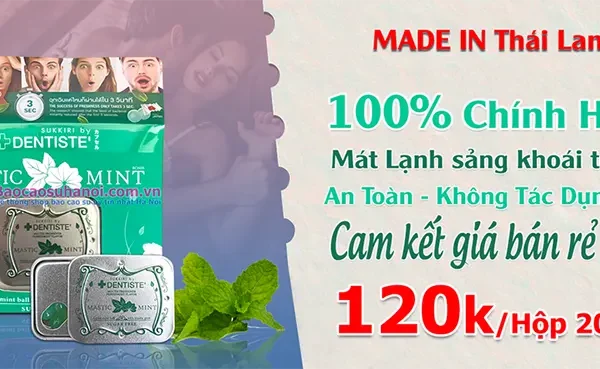Kẹo ngậm BJ Dentiste Mastic Mint (Love Mint) Kẹo ngậm BJ Dentiste Mastic Mint (Love Mint) thái lan