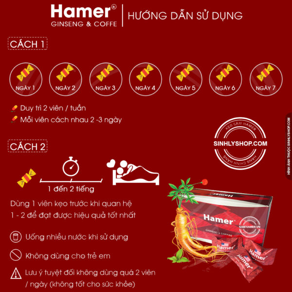 Kẹo sâm Hamer giá rẻ
